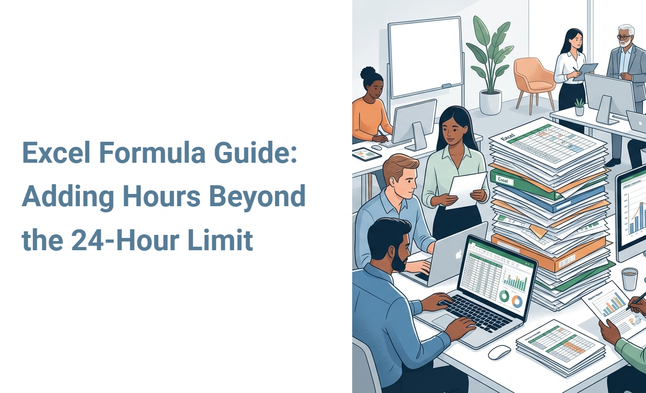 Excel Formula Guide: Adding Hours Beyond the 24-Hour Limit