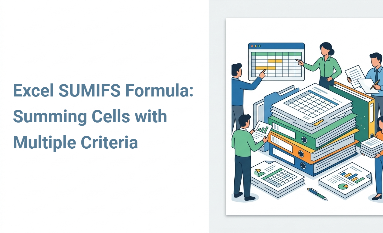 Excel SUMIFS Formula: Summing Cells with Multiple Criteria
