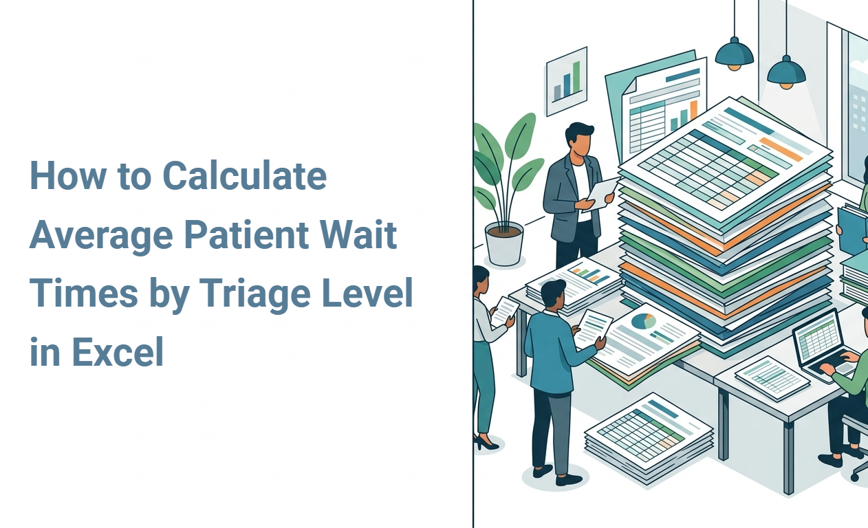 How to Calculate Average Patient Wait Times by Triage Level in Excel