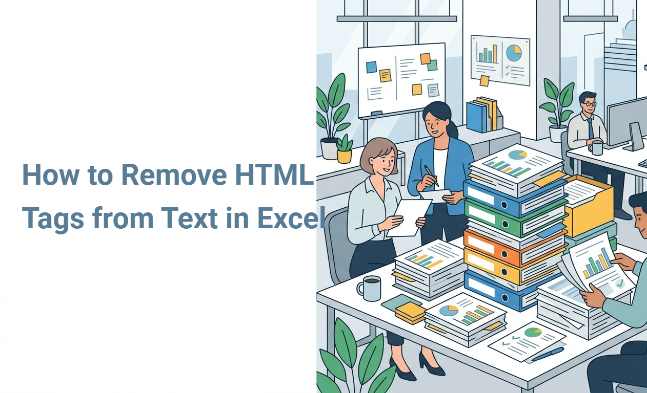 How to Remove HTML Tags from Text in Excel