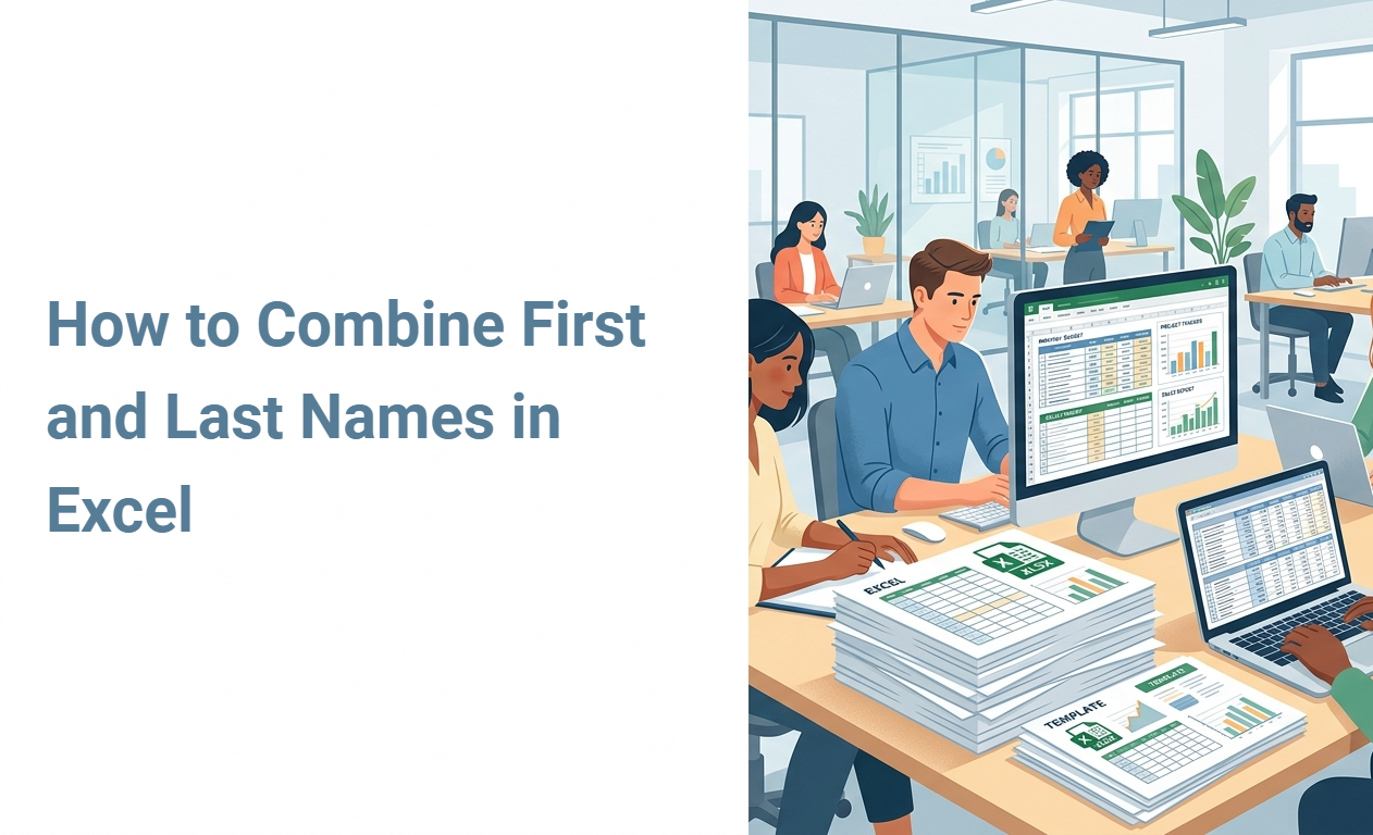 How to Combine First and Last Names in Excel