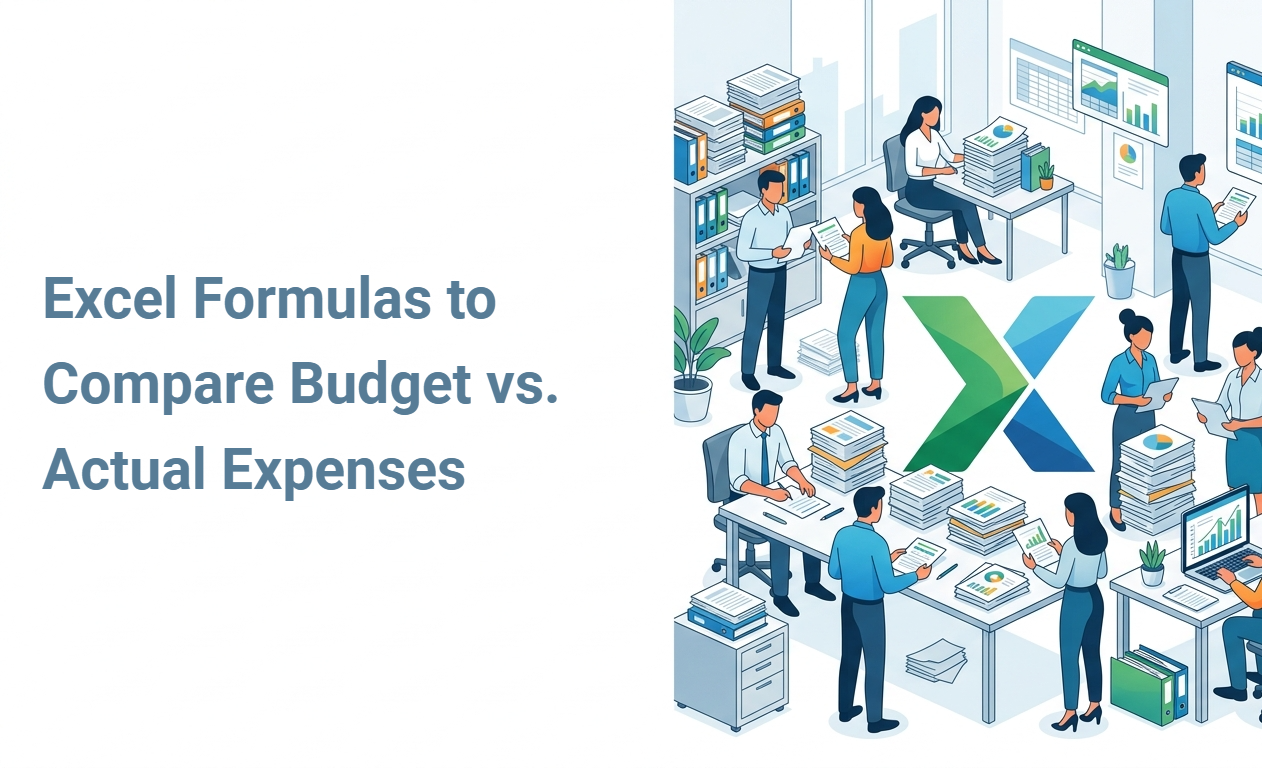 Excel Formulas to Compare Budget vs. Actual Expenses