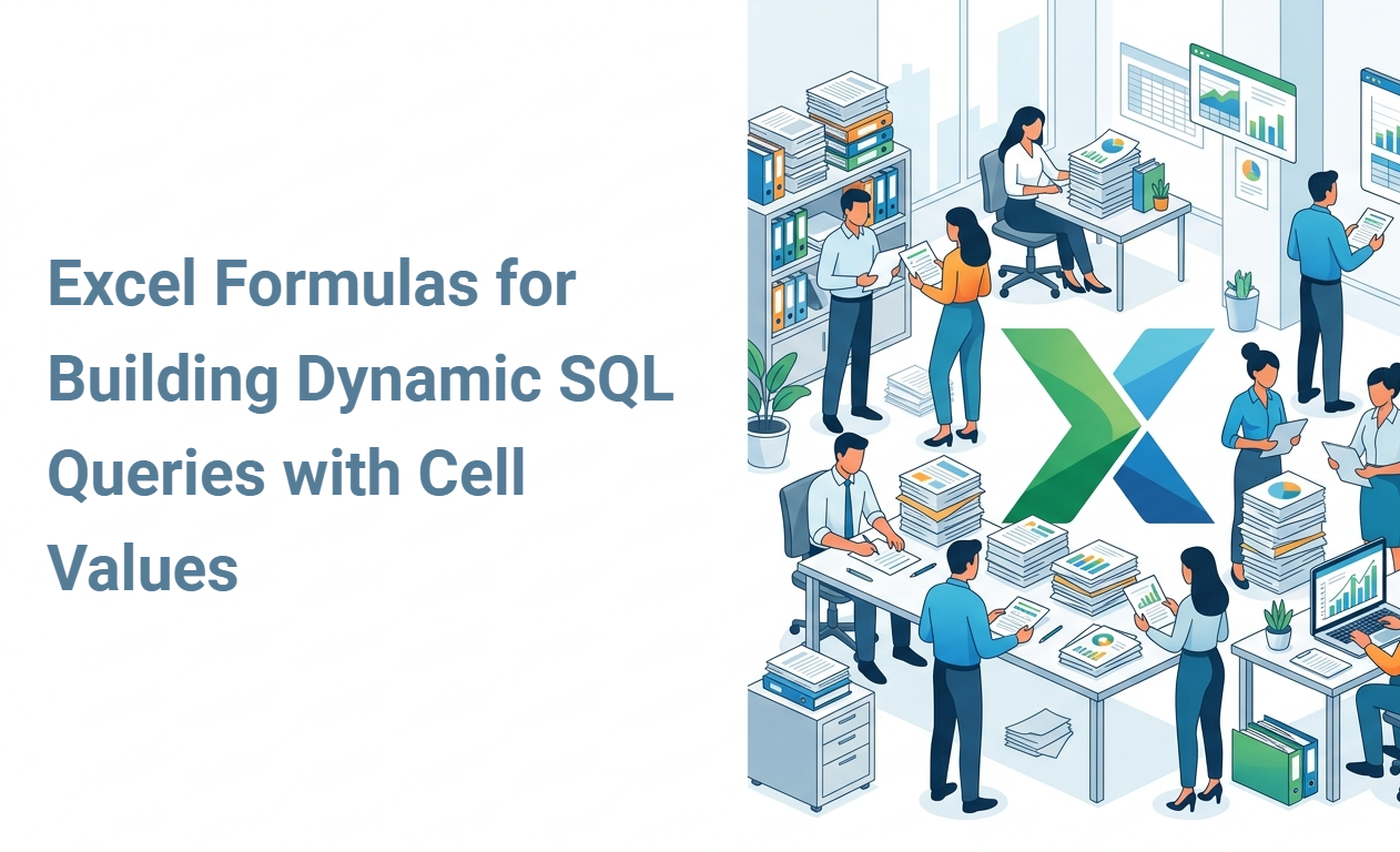Excel Formulas for Building Dynamic SQL Queries with Cell Values