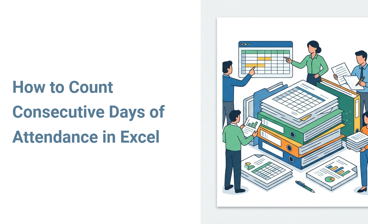 How to Count Consecutive Days of Attendance in Excel