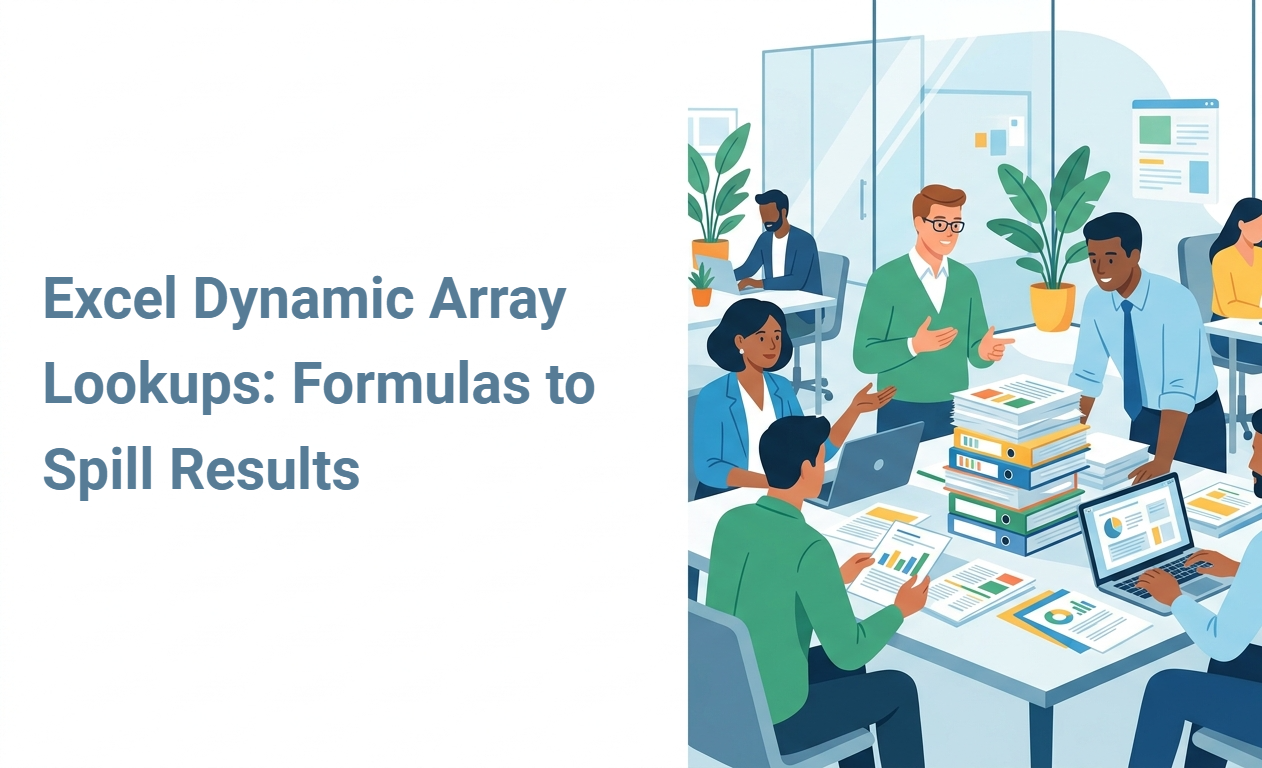 Excel Dynamic Array Lookups: Formulas to Spill Results