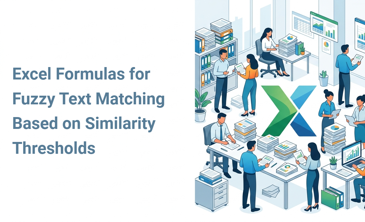 Excel Formulas for Fuzzy Text Matching Based on Similarity Thresholds