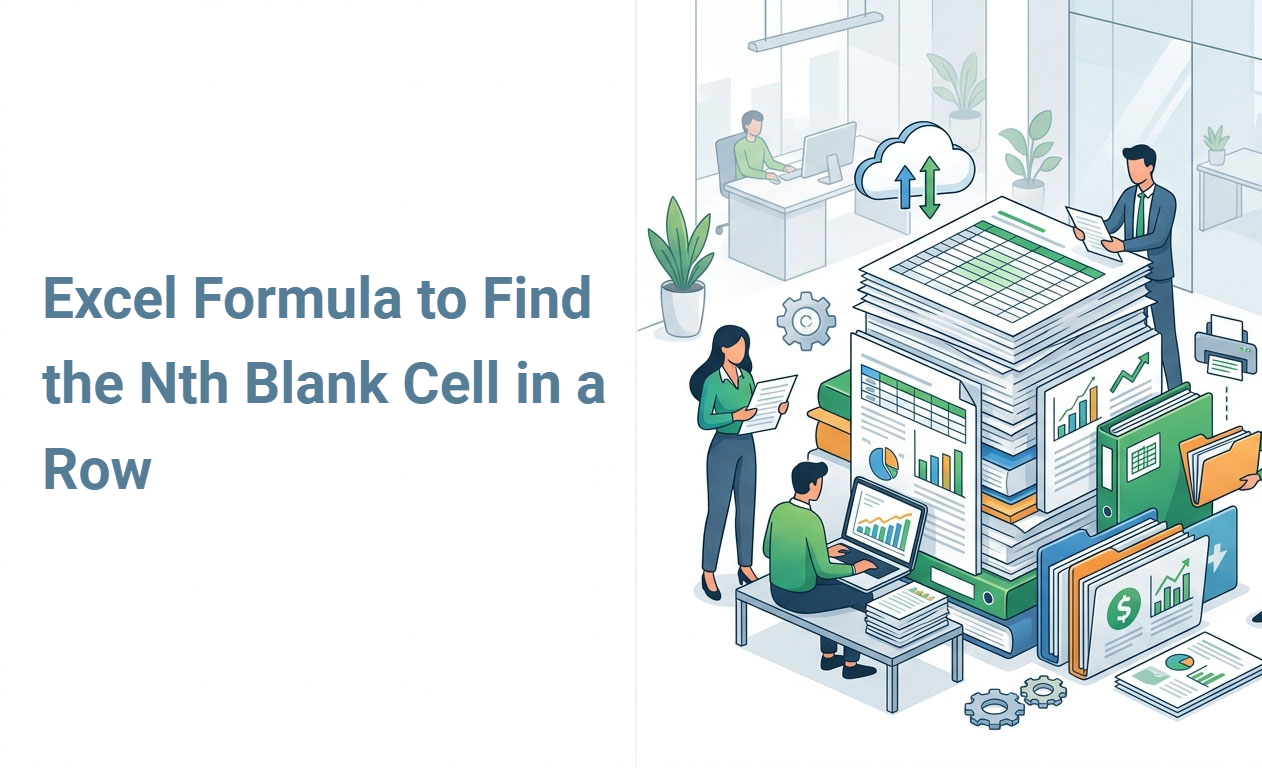 Excel Formula to Find the Nth Blank Cell in a Row
