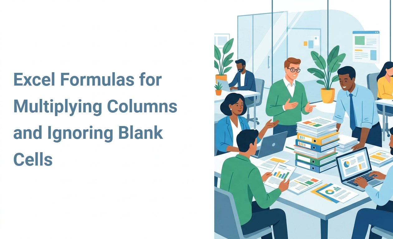 Excel Formulas for Multiplying Columns and Ignoring Blank Cells