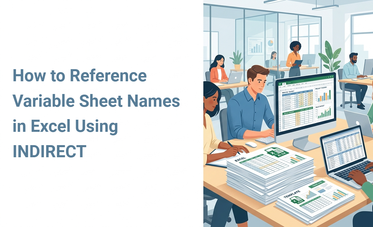 How to Reference Variable Sheet Names in Excel Using INDIRECT