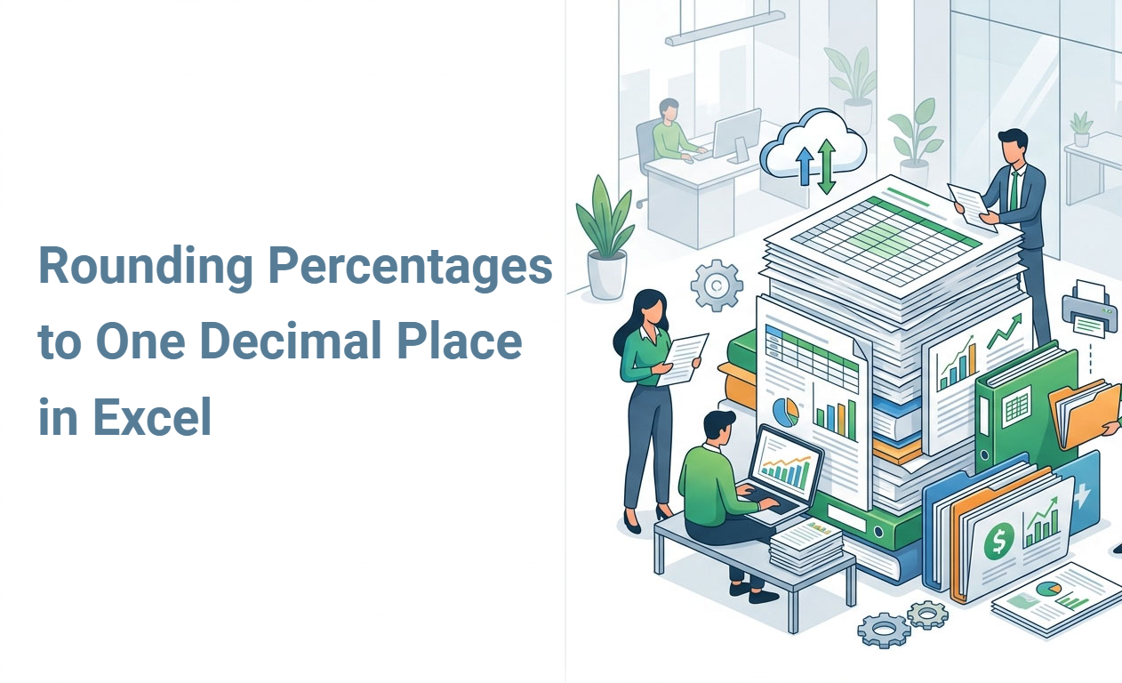 Rounding Percentages to One Decimal Place in Excel