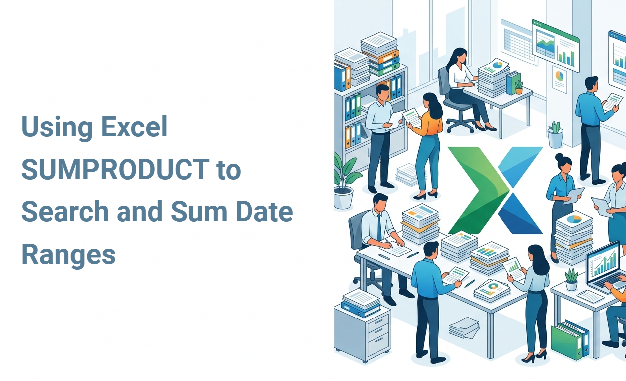 Using Excel SUMPRODUCT to Search and Sum Date Ranges