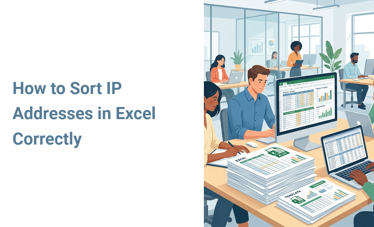 How to Sort IP Addresses in Excel Correctly