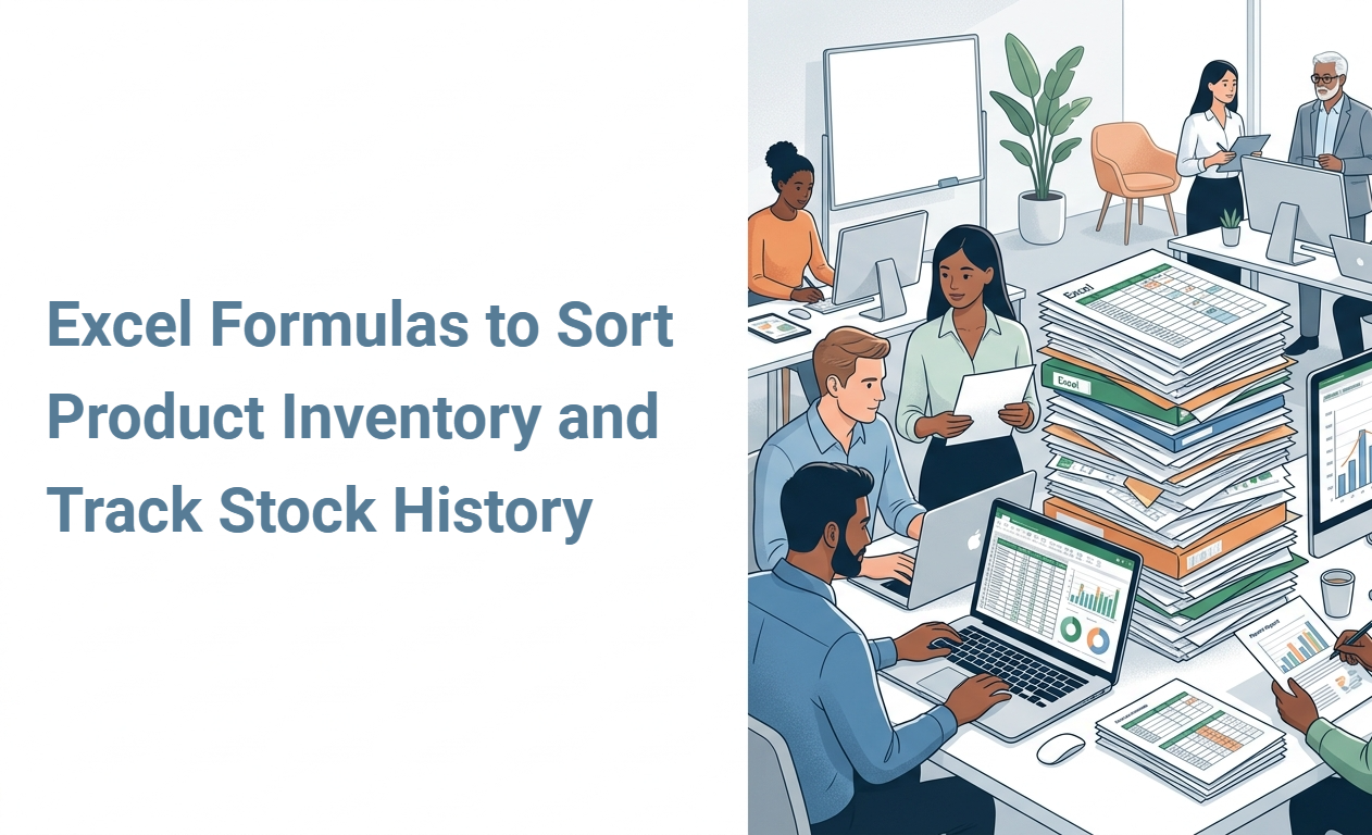 Excel Formulas to Sort Product Inventory and Track Stock History