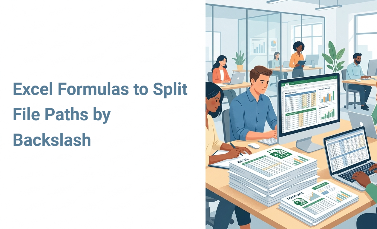 Excel Formulas to Split File Paths by Backslash