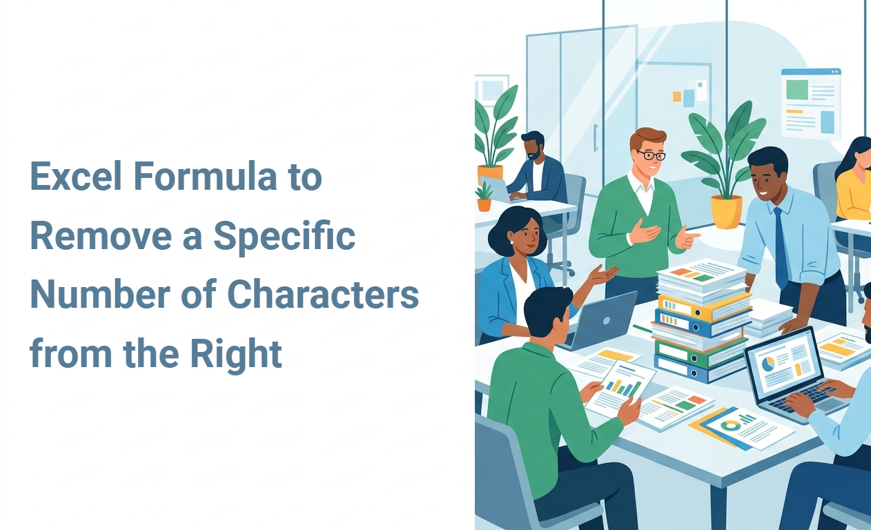 Excel Formula to Remove a Specific Number of Characters from the Right