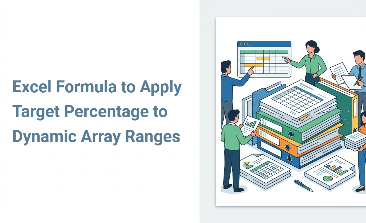 Excel Formula to Apply Target Percentage to Dynamic Array Ranges
