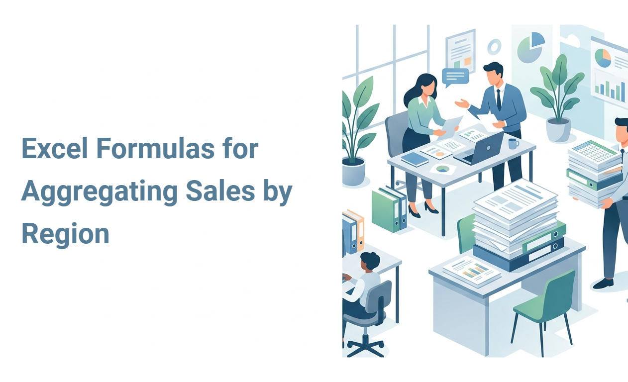 Excel Formulas for Aggregating Sales by Region