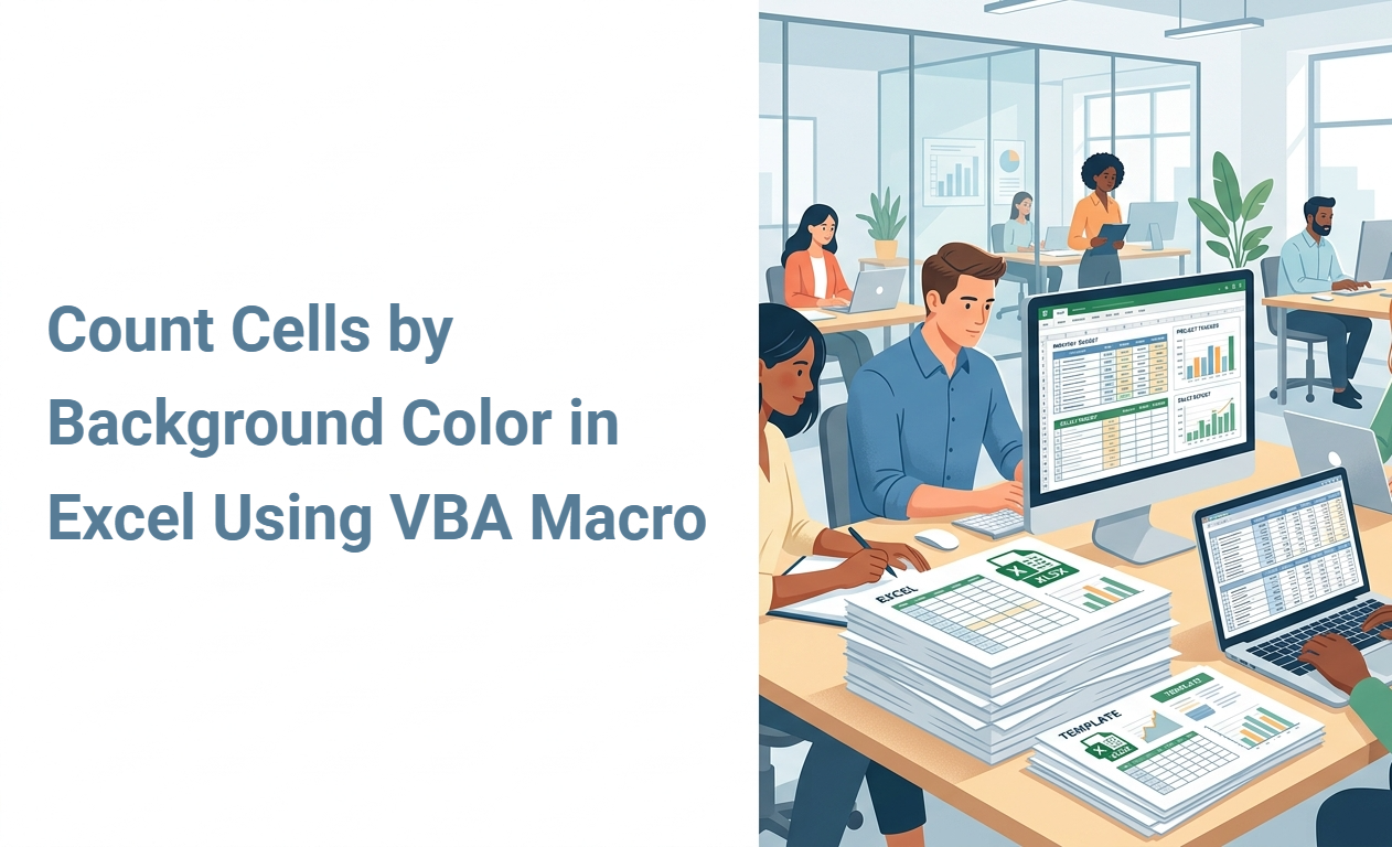 Count Cells by Background Color in Excel Using VBA Macro