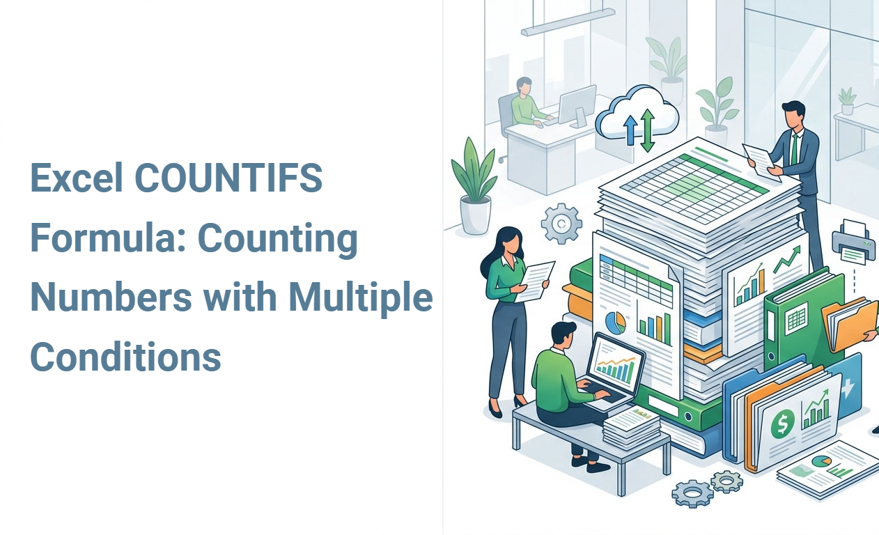 Excel COUNTIFS Formula: Counting Numbers with Multiple Conditions