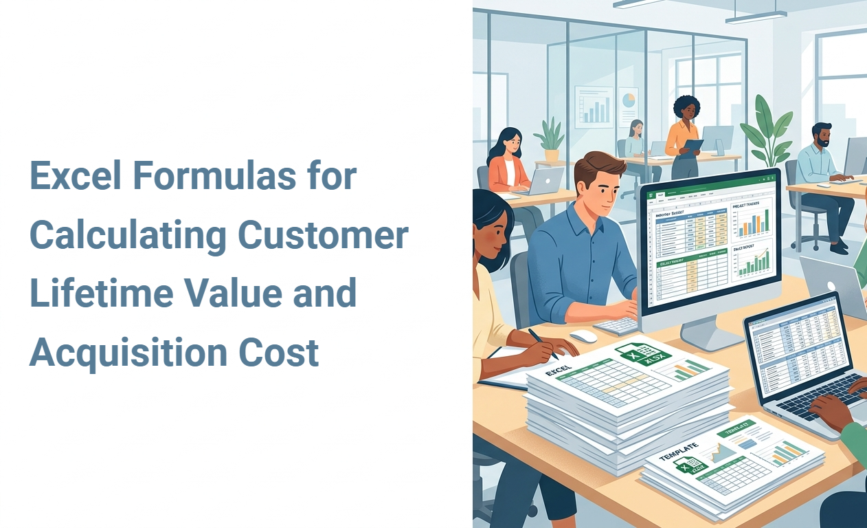 Excel Formulas for Calculating Customer Lifetime Value and Acquisition Cost