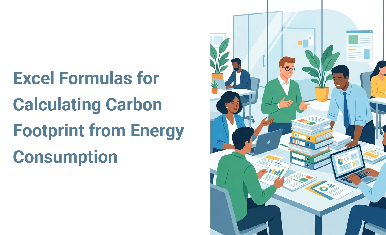 Excel Formulas for Calculating Carbon Footprint from Energy Consumption
