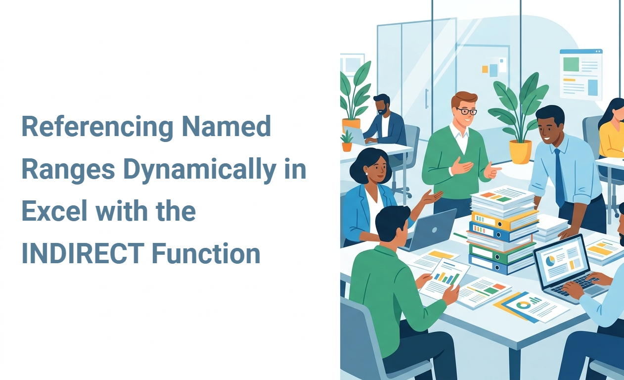 Referencing Named Ranges Dynamically in Excel with the INDIRECT Function