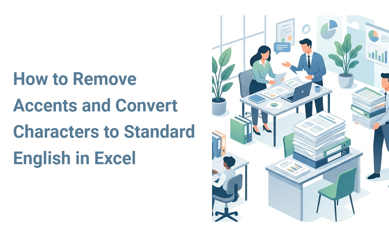 How to Remove Accents and Convert Characters to Standard English in Excel