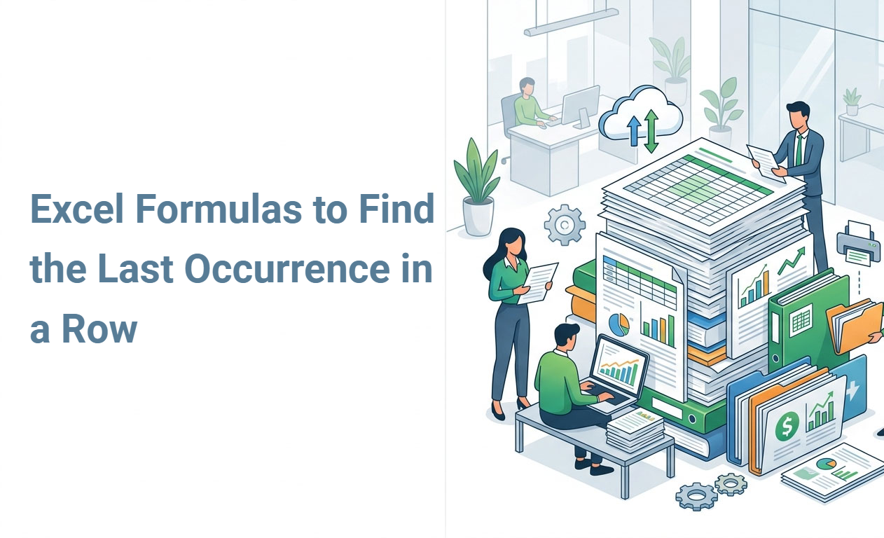 Excel Formulas to Find the Last Occurrence in a Row