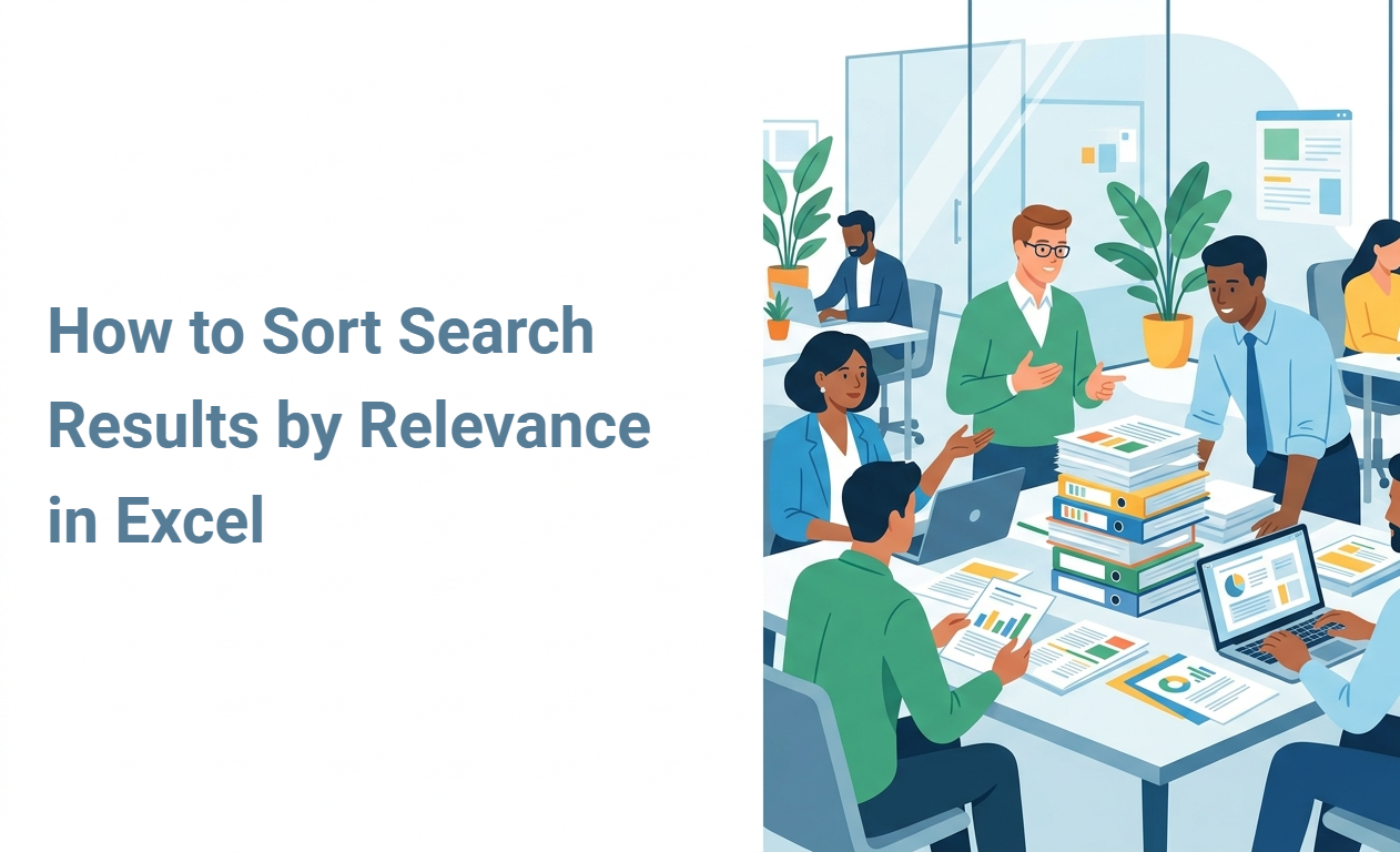 How to Sort Search Results by Relevance in Excel