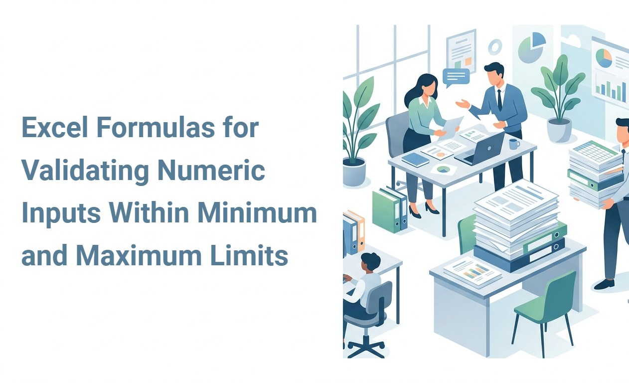 Excel Formulas for Validating Numeric Inputs Within Minimum and Maximum Limits