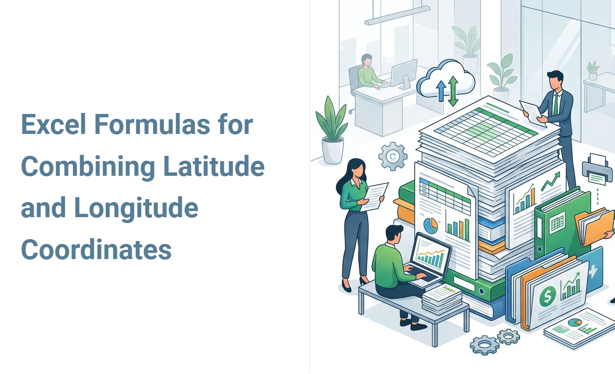 Excel Formulas for Combining Latitude and Longitude Coordinates