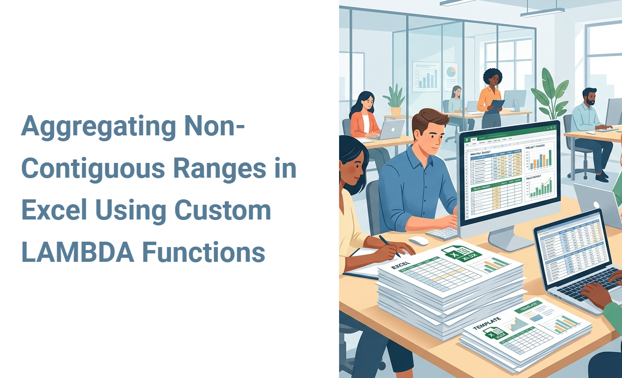 Aggregating Non-Contiguous Ranges in Excel Using Custom LAMBDA Functions