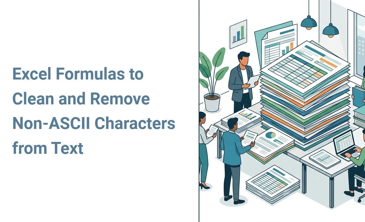 Excel Formulas to Clean and Remove Non-ASCII Characters from Text