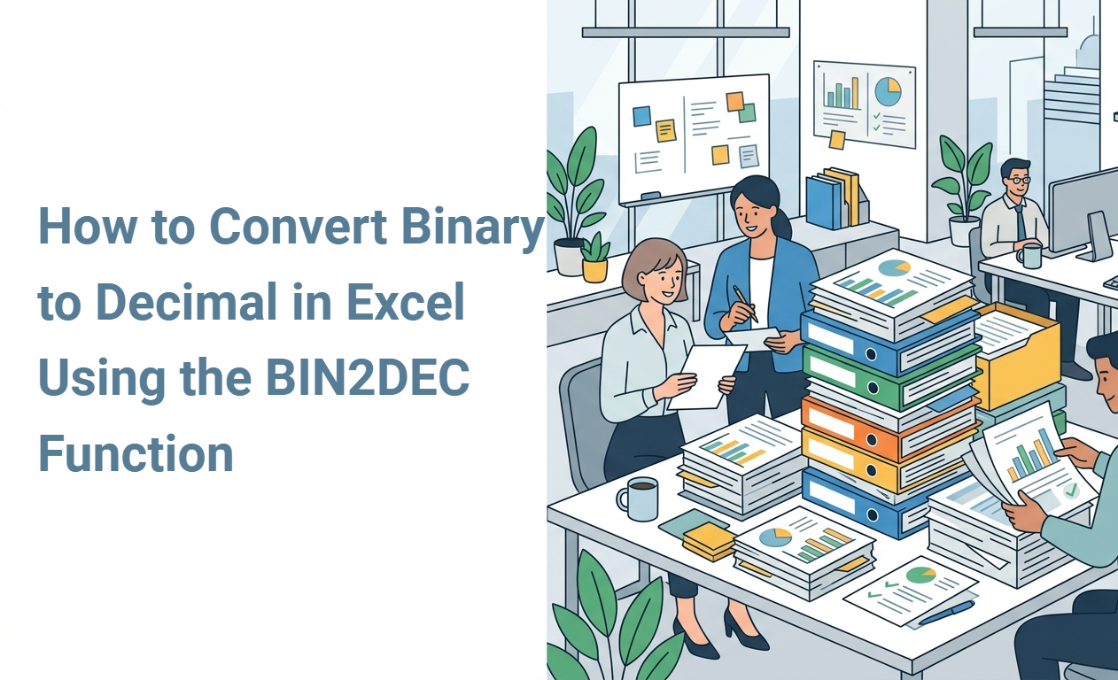 How to Convert Binary to Decimal in Excel Using the BIN2DEC Function