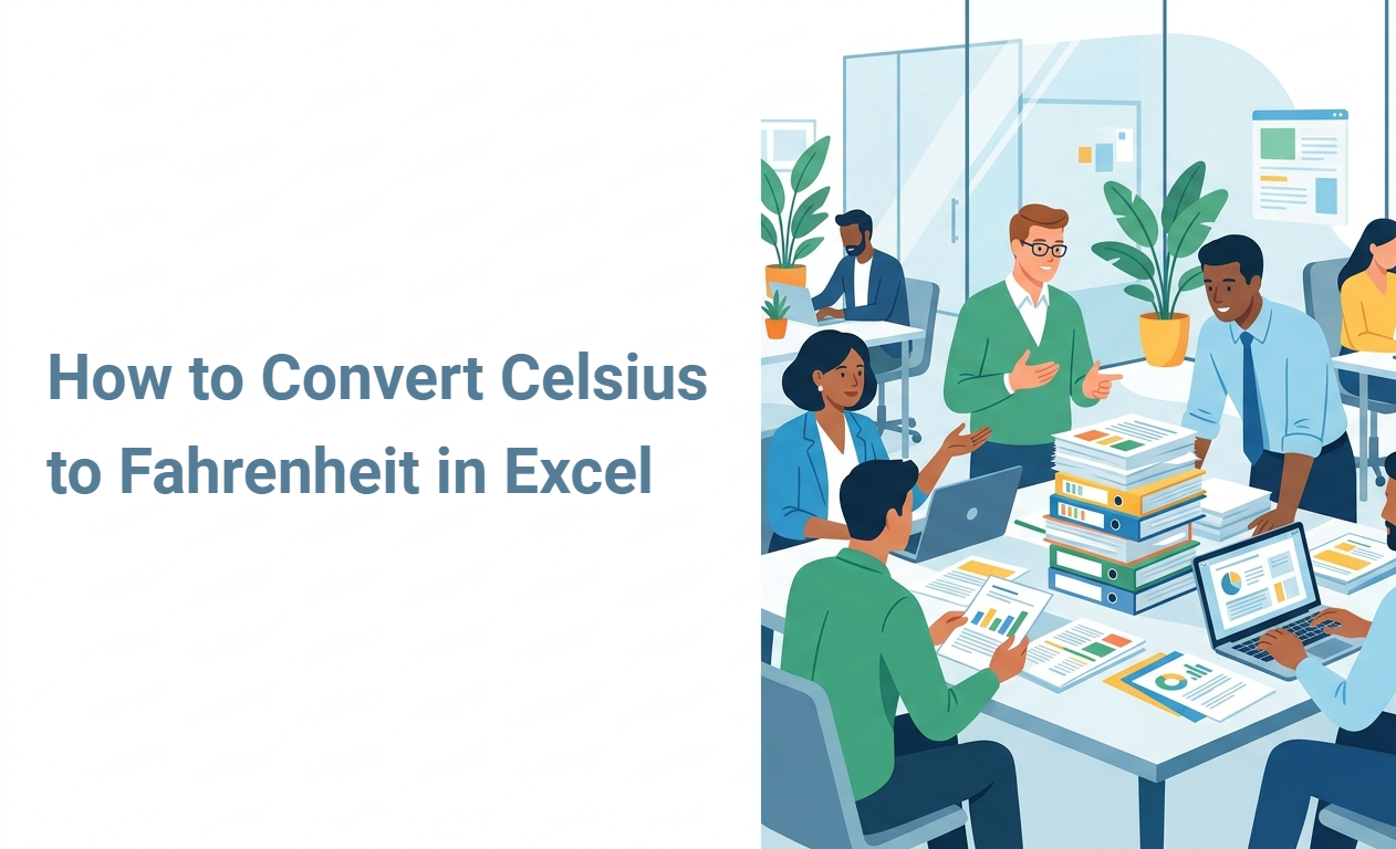 How to Convert Celsius to Fahrenheit in Excel