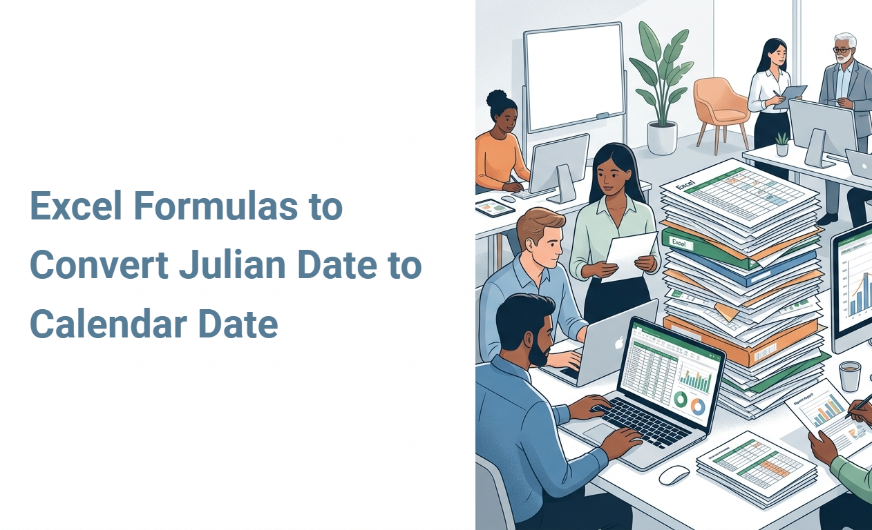 Excel Formulas to Convert Julian Date to Calendar Date