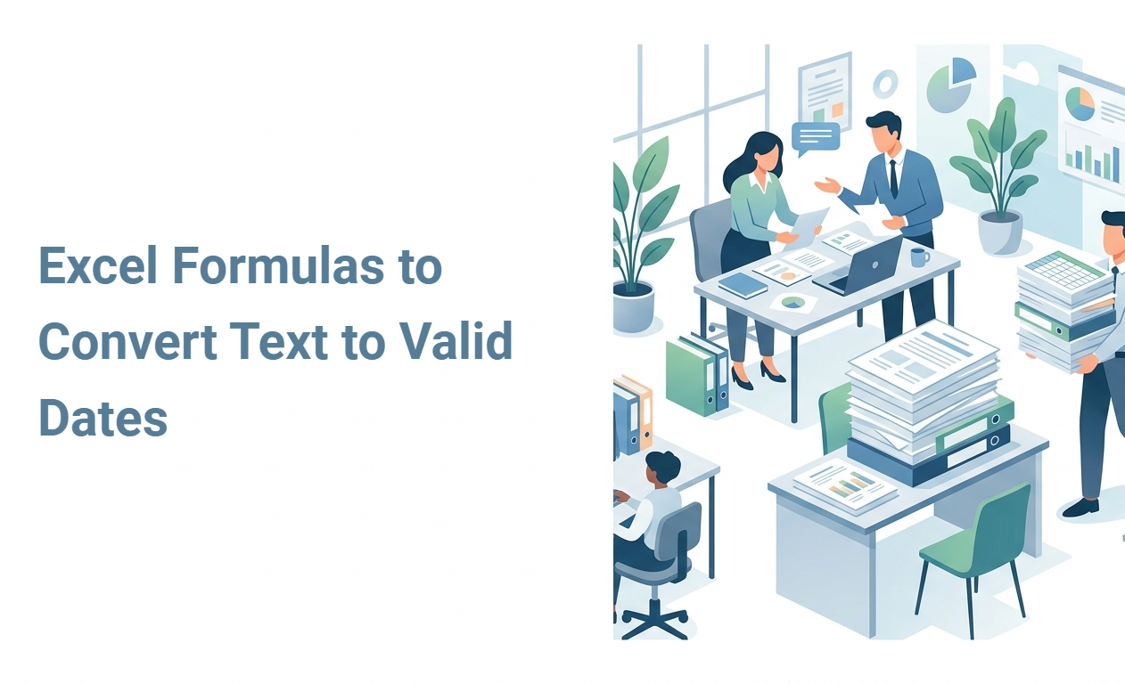 Excel Formulas to Convert Text to Valid Dates