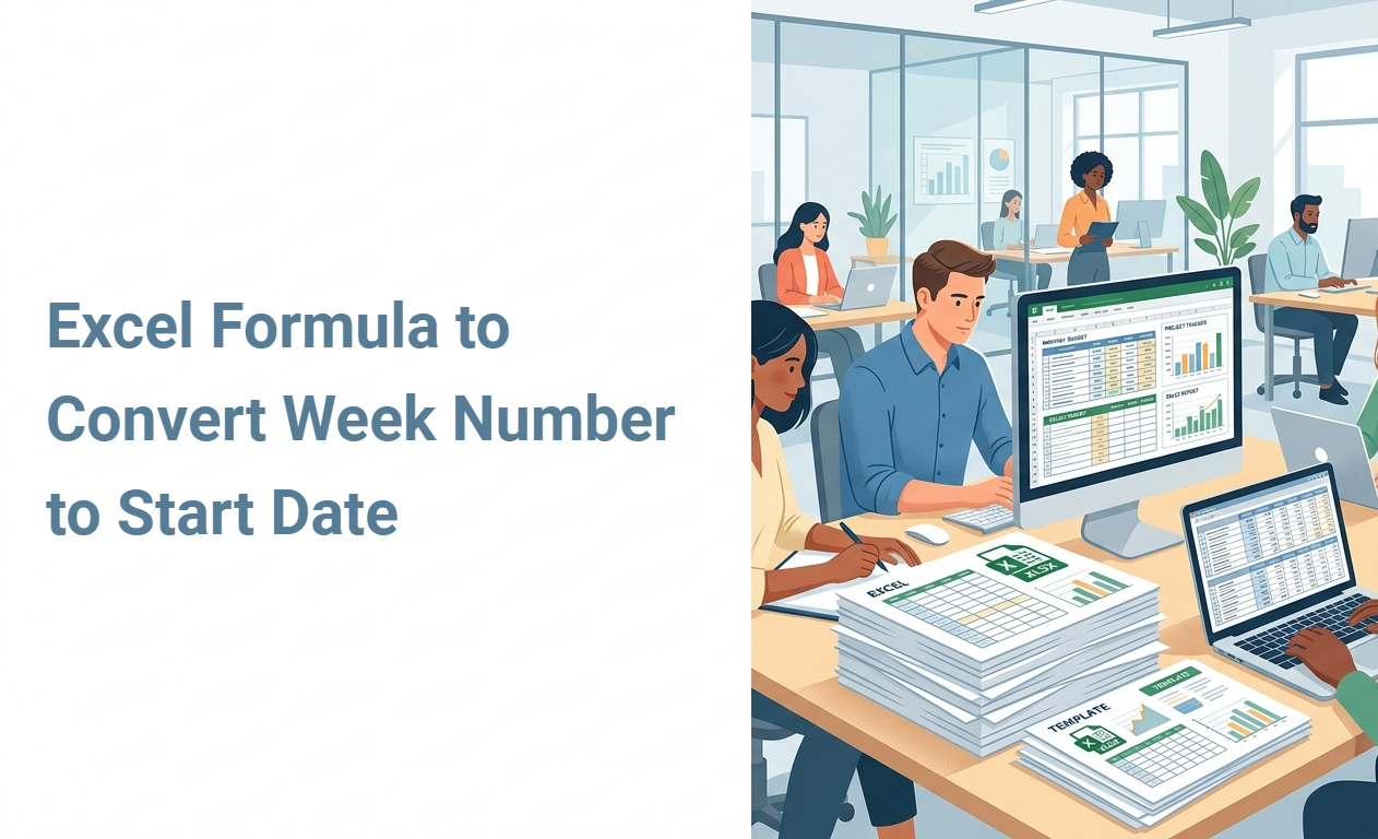 Excel Formula to Convert Week Number to Start Date