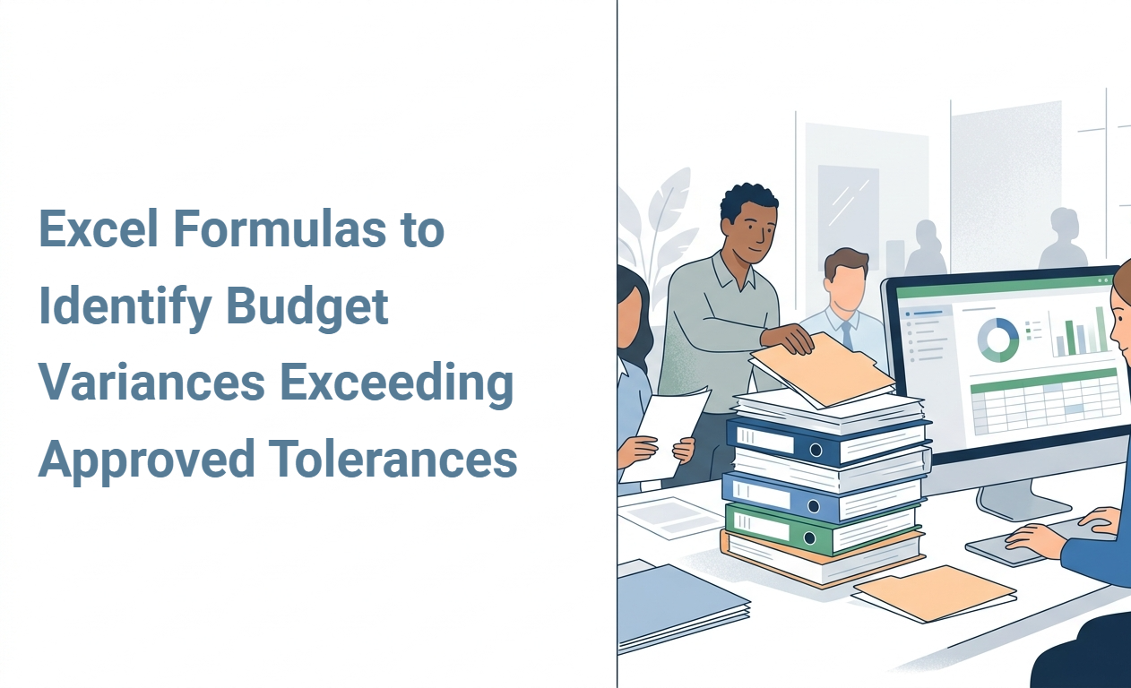 Excel Formulas to Identify Budget Variances Exceeding Approved Tolerances