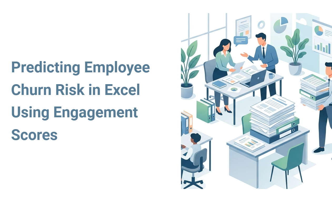 Predicting Employee Churn Risk in Excel Using Engagement Scores