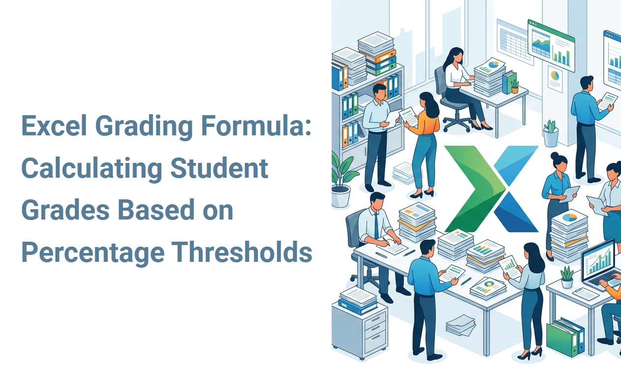 Excel Grading Formula: Calculating Student Grades Based on Percentage Thresholds