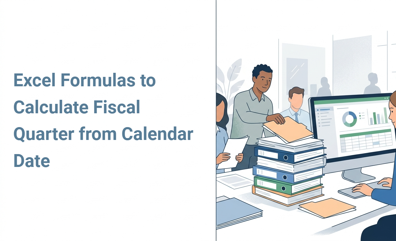 Excel Formulas to Calculate Fiscal Quarter from Calendar Date