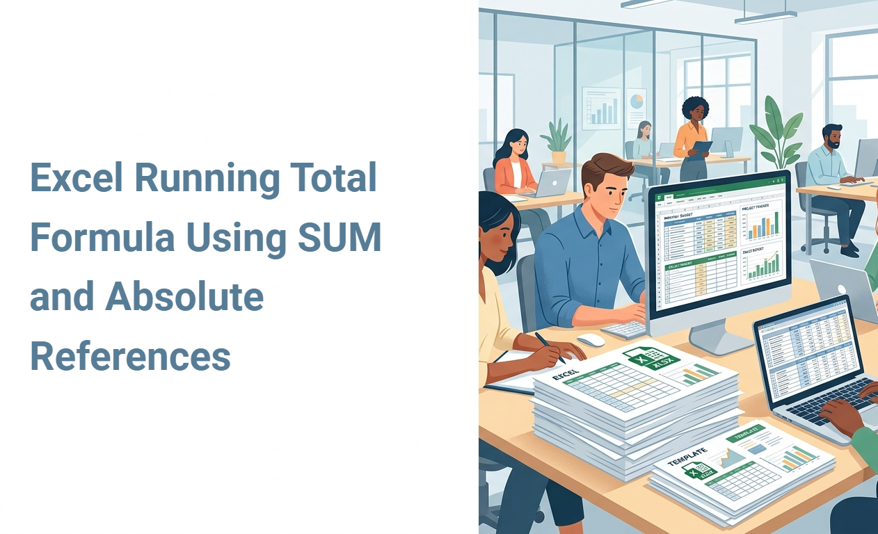 Excel Running Total Formula Using SUM and Absolute References