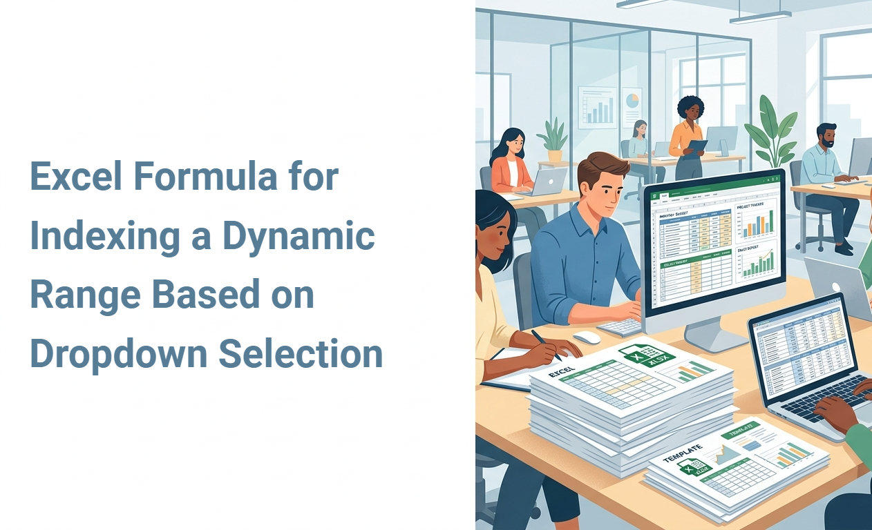Excel Formula for Indexing a Dynamic Range Based on Dropdown Selection