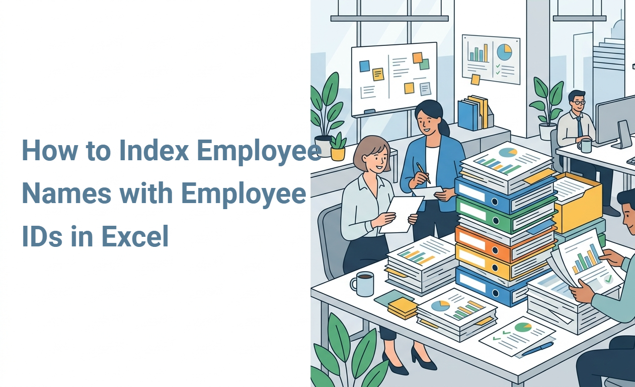 How to Index Employee Names with Employee IDs in Excel