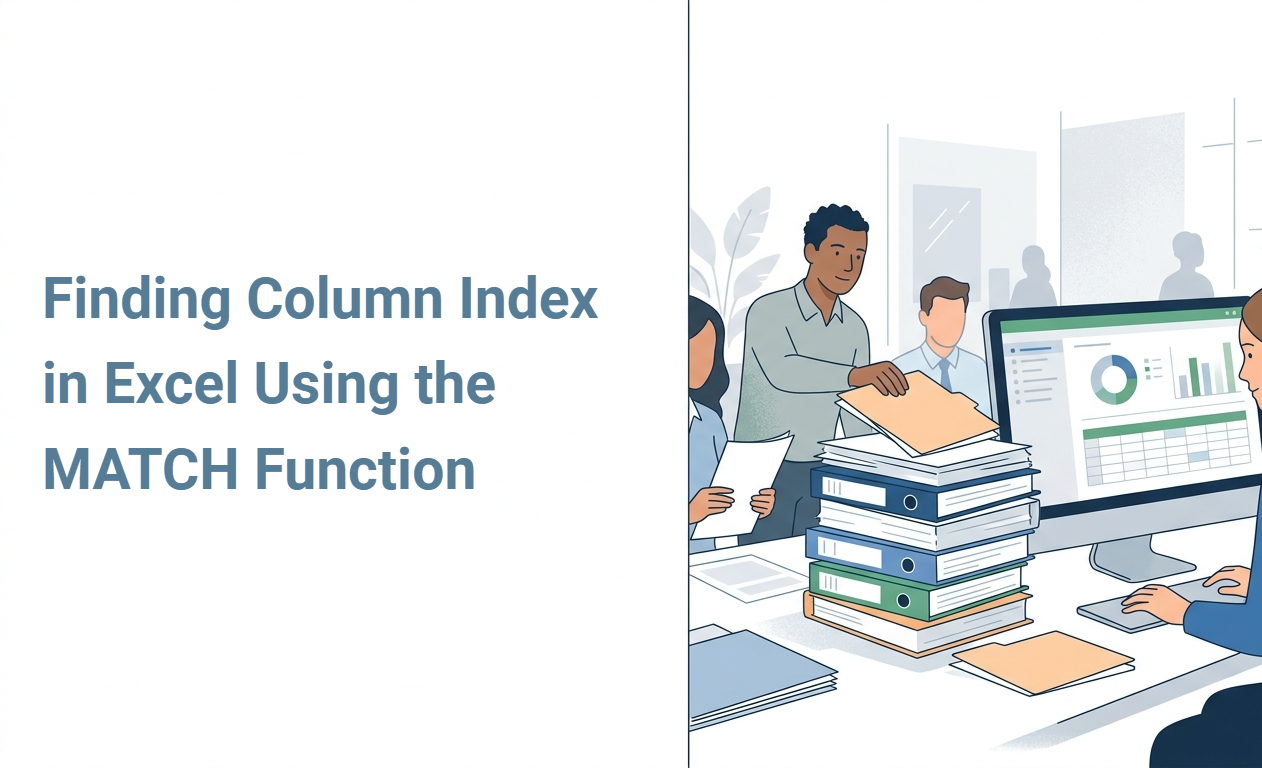 Finding Column Index in Excel Using the MATCH Function