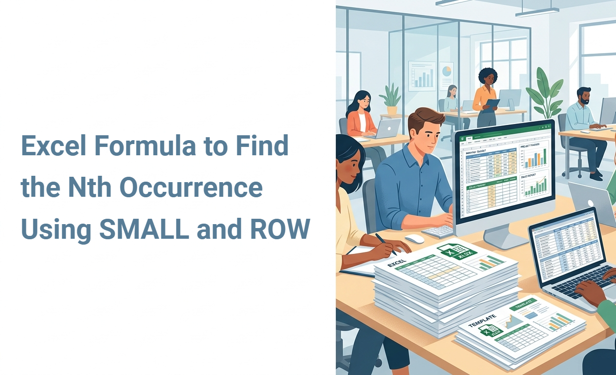 Excel Formula to Find the Nth Occurrence Using SMALL and ROW