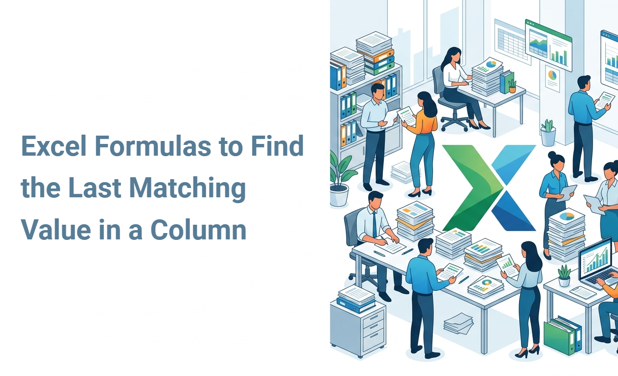 Excel Formulas to Find the Last Matching Value in a Column