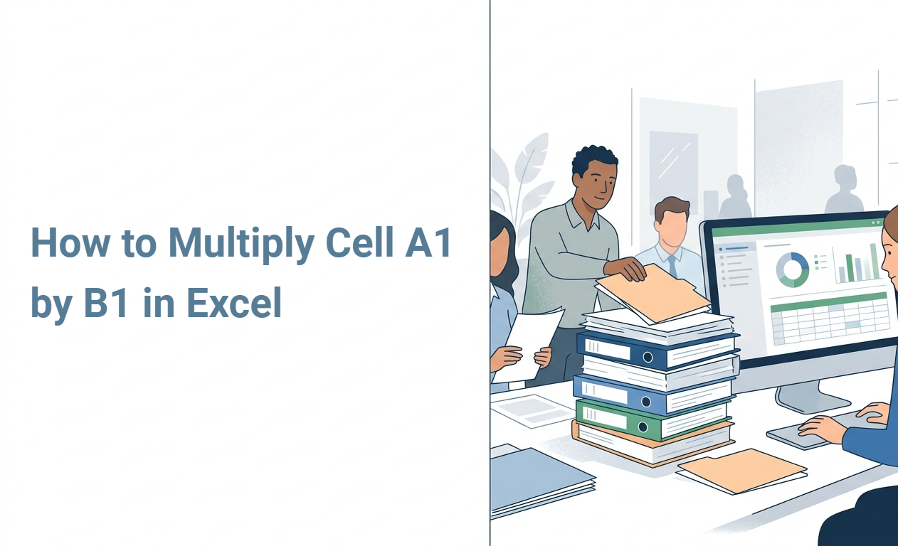 How to Multiply Cell A1 by B1 in Excel