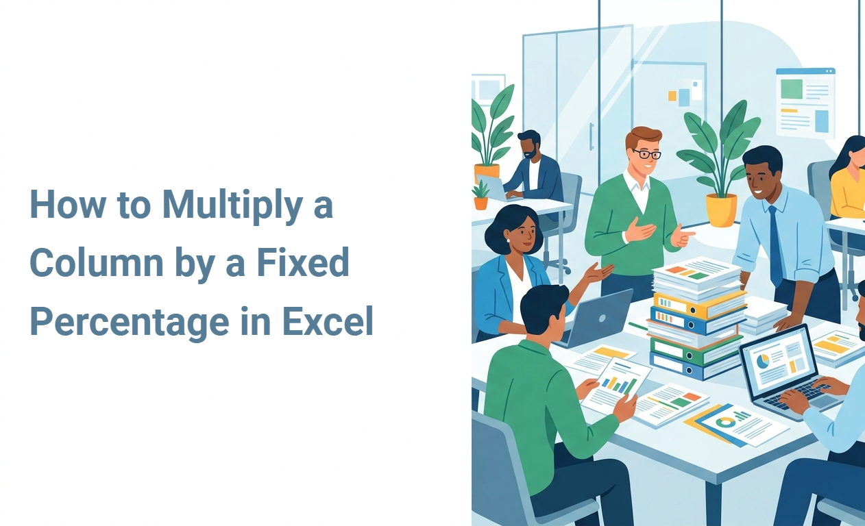 How to Multiply a Column by a Fixed Percentage in Excel